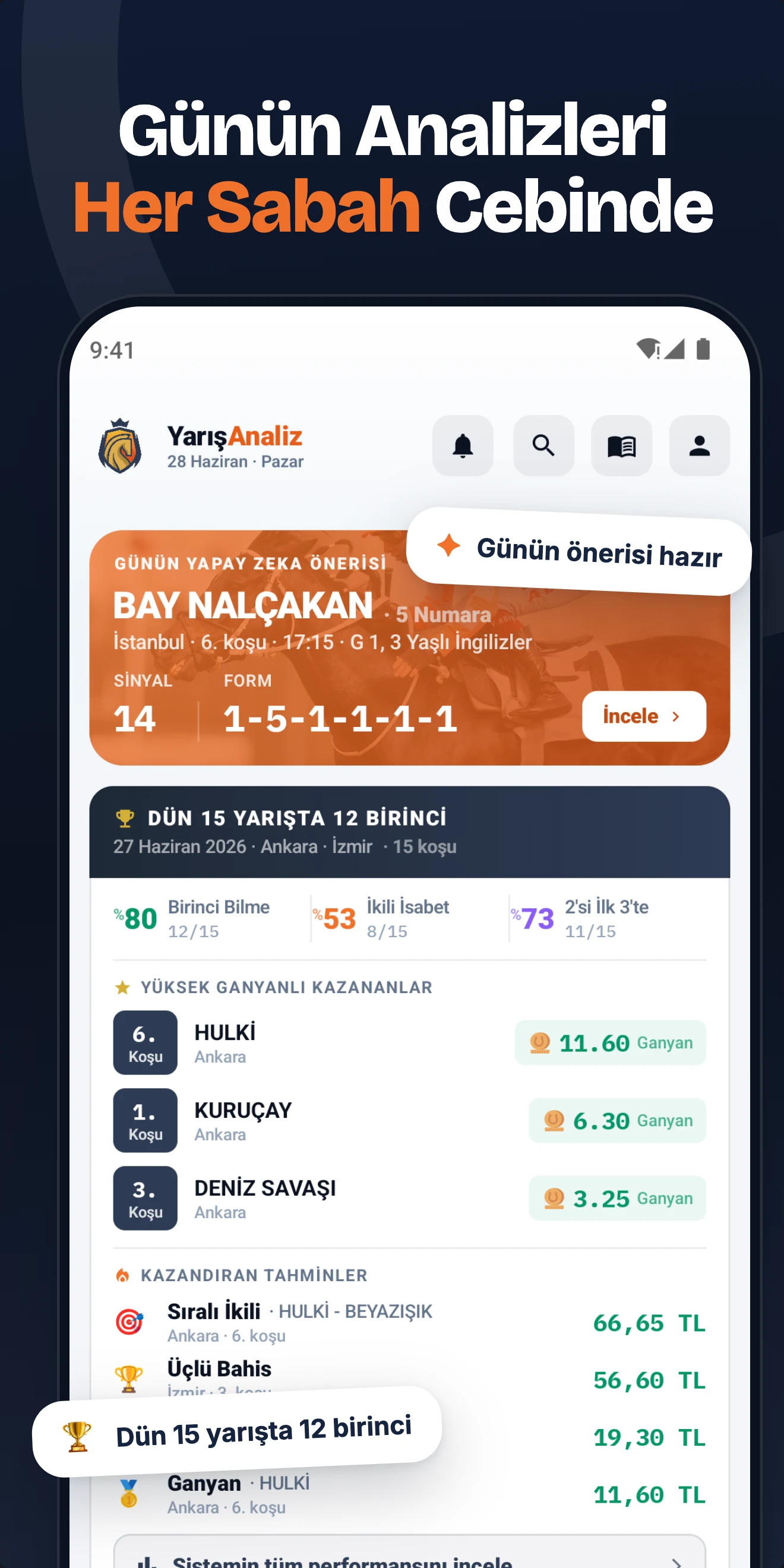 Yarış Analiz At Yarışı Tahmini screenshot